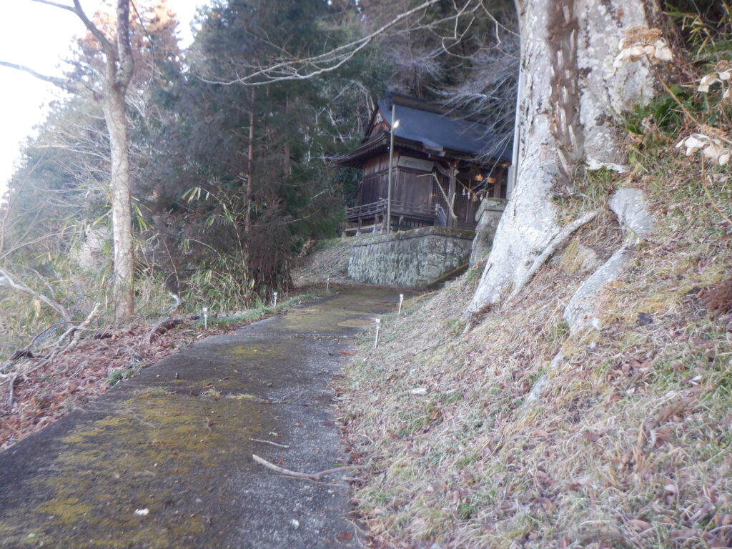 鳥居をくぐると蒟蒻神社が見えてきます